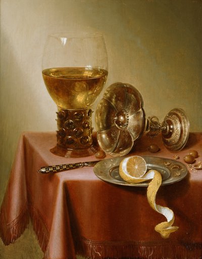 Still Life with Oysters by Jan III van de Velde